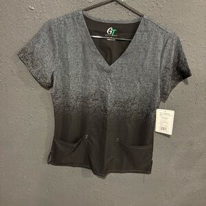 Women’s GT Performance Gray Gradient Scrub Top